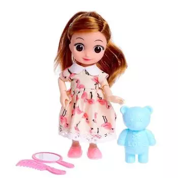 Кукла малышка шарнирная «София» с игрушкой и с аксессуарами