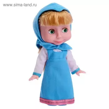 Кукла «Маша» озвученная, 25 см, 3 стиха и песенка, в голубом платье
