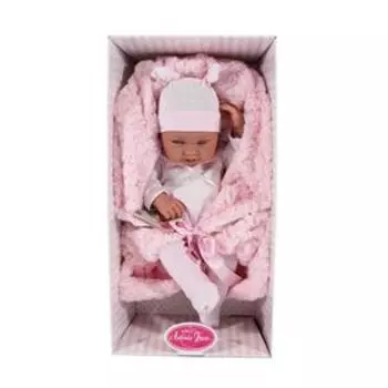 Кукла «Младенец Эдуарда», в розовом, 42 см