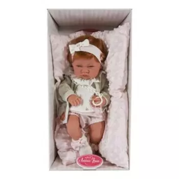 Кукла-младенец «Розарио» в розовом, 42 см