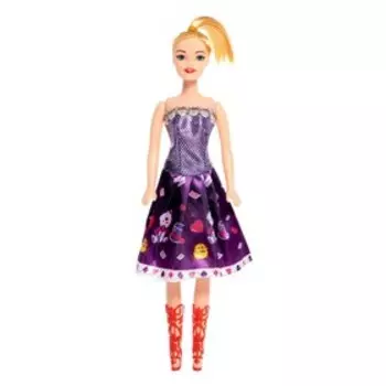 Кукла-модель «Даша» в платье, МИКС