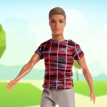 Кукла-модель «Марк» цвет красный