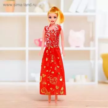 Кукла-модель «Оля» в платье, МИКС