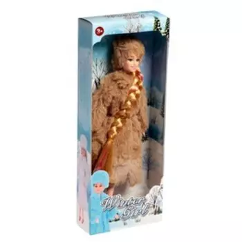 Кукла-модель шарнирная «Русская красавица», цвет коричневый
