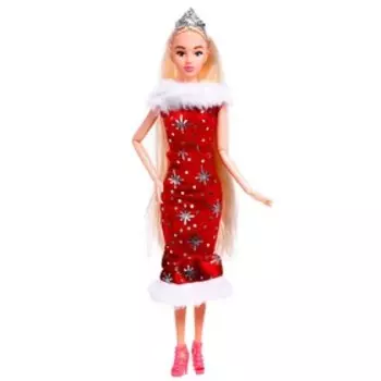 Кукла-модель снегурочка шарнирная «Самой стильной»,