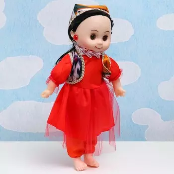 Кукла классическая «Дайра» в национальном костюме Узбекистана, 40 см, МИКС