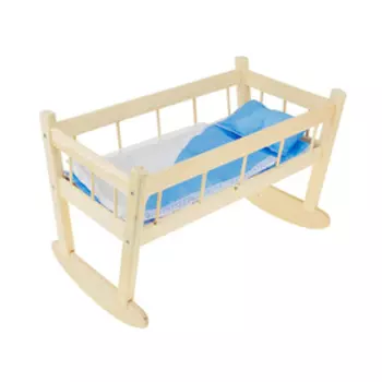 Кукольная кроватка-качалка № 11, цвета МИКС