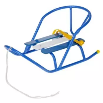 Кукольные санки, цвет голубой