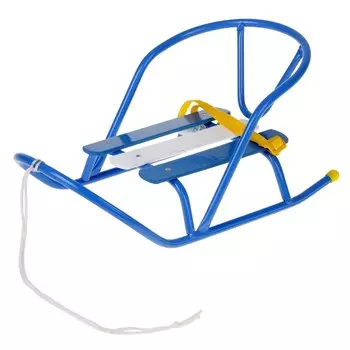 Кукольные санки, цвет голубой