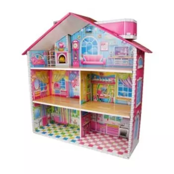 Домик кукольный Десятое Королевство Dream House «Усадьба», трёхэтажный, быстрая сборка