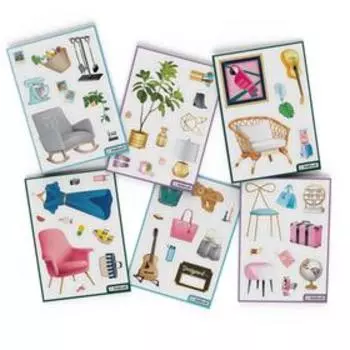 Кукольный домик с магнитным дизайном интерьера