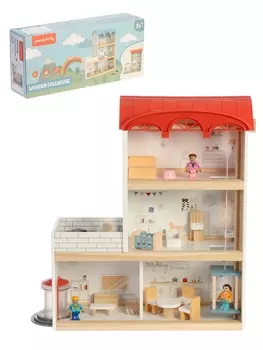 Кукольный домик с мебелью