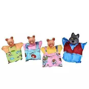 Кукольный театр «Три поросёнка» 4 персонажа