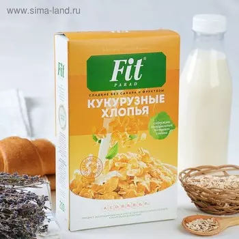 Кукурузные хлопья Fitparad, 200 г