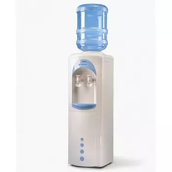 Кулер для воды AEL LK-AEL-17, нагрев, без охлаждения, 500 Вт, бело-голубой