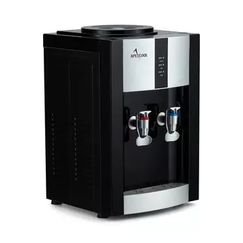 Кулер для воды APEXCOOL 16TK, настольный, только нагрев, 550 Вт, чёрно-серебристый