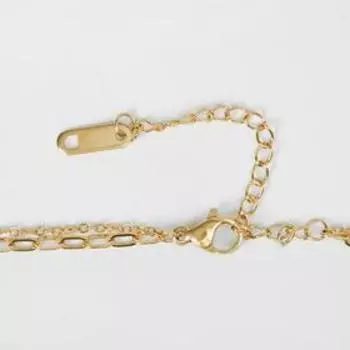 Кулон ассорти "Стальной" шарик, цвет золото, L=48