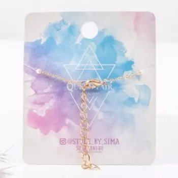 Кулон «Балерина» фуэте, цвет белый в золоте, 40 см