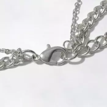 Кулон "Цепь" Babygirl, цвет серебро, 45см