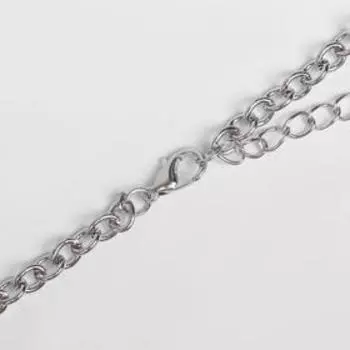 Кулон «Цепь» замок, цвет серебро, 50 см