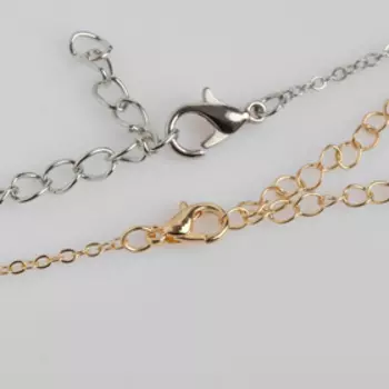 Кулон на цепочке «Дельфины в паре», МИКС, L=40 см