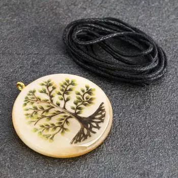 Кулон "Дерево жизни №3", селенит