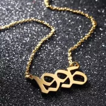 Кулон "Год рождения" 1995, цвет золото, 45 см