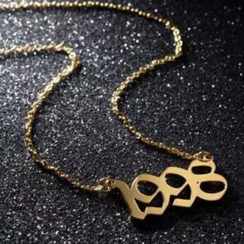 Кулон "Год рождения" 1998, цвет золото, 45 см