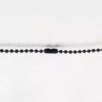 Кулон "Крест" листья, цвет белый в сером металле, 46 см