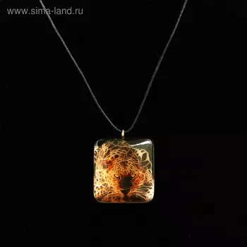 Кулон селенит «Леопард»