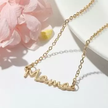 Кулон «Мама», цвет золото, 49 см