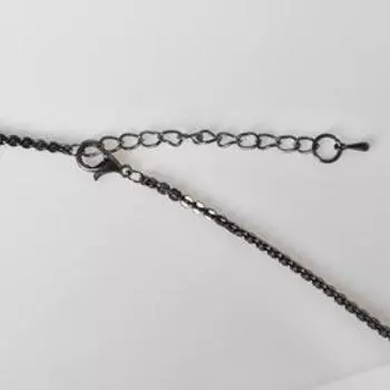 Кулон "Тренд" стелла, цвет серый,72см