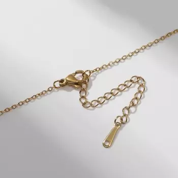 Кулон "Зайчик" малыш, цвет белый в золоте, 40см