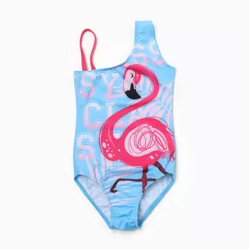 Купальник детский KAFTAN «Фламинго», рост 122-128 см (34), голубой