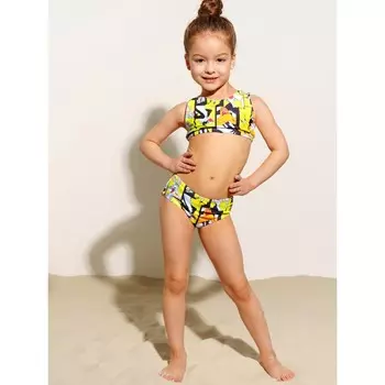 Купальник для девочки PlayToday, рост 116 см