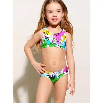 Купальник для девочки PlayToday, рост 116 см