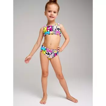 Купальник для девочки PlayToday, рост 116 см