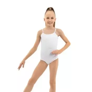 Купальник для гимнастики и танцев Grace Dance, р. 36, белый
