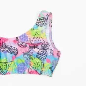 Купальник раздельный для девочки, цвет мятный, рост 116 см