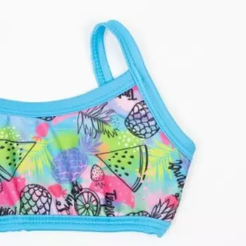 Купальник раздельный для девочки, цвет мятный, рост 134 см