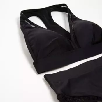 Купальник раздельный MINAKU, цвет чёрный, размер 48