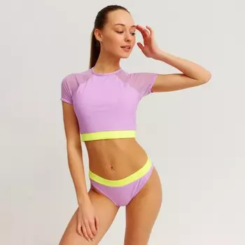 Купальник раздельный MINAKU, цвет сиреневый, размер 46