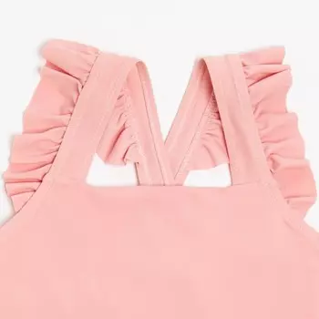 Купальник слитный детский MINAKU, пудровый, рост 110-116 см