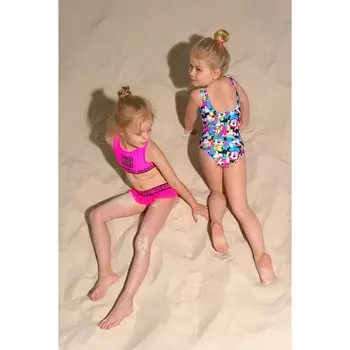 Купальник слитный для девочки, рост 122 см