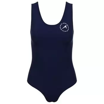 Купальник слитный ONLYTOP, спортивный, р. 38, цвет синий