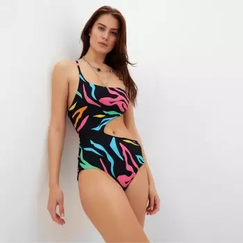 Купальник женский слитный с вырезом на животе MIST, размер XS