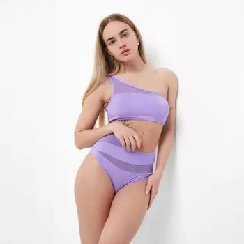 Купальник женский раздельный, цвет сиреневый, размер 44 (38)