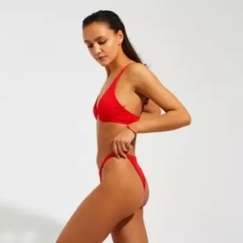 Купальник женский раздельный MINAKU цвет красный, размер 44