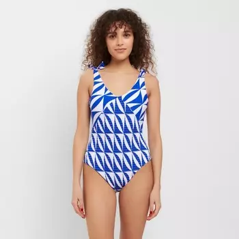 Купальник женский слитный с принтом MINAKU, размер 46