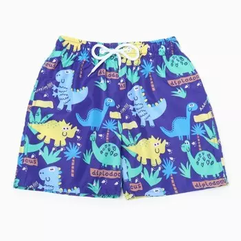Купальные трусы детские MINAKU "Динозаврики" рост 122-128 см